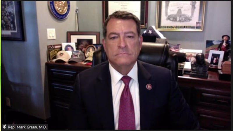 美国众议员马克·格林(Mark Green)正在起草一项名为“拉丁美洲近岸法案”(Latin America Nearshoring Act)的立法(视频截图)