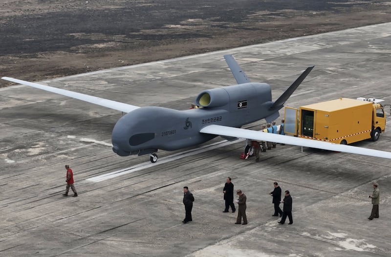 북한 매체가 지난달 27일 공개한 샛별-4형 개량형의 모습.