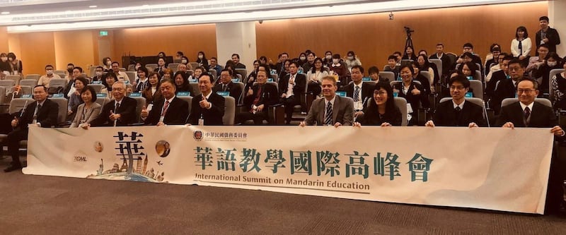 近年中美关系紧张,台湾重新成为美国官方及民间人士学习中文的优先选择。(图取自AIT台北办事处脸书)