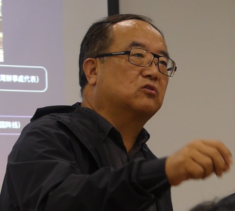 嘉洛主张,藏人应该争取‘民主自决',取代原来的‘中间道路'。 (记者丘德真摄影)