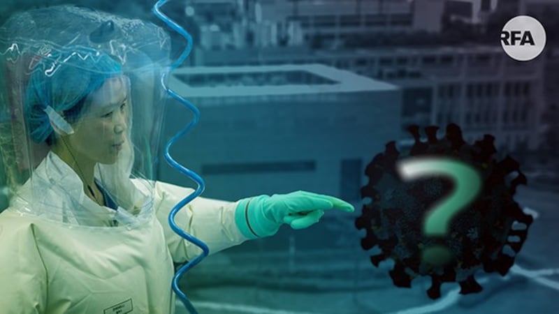 病毒起源仍众说纷纭 世卫调查如大海捞针(自由亚洲电台制图)