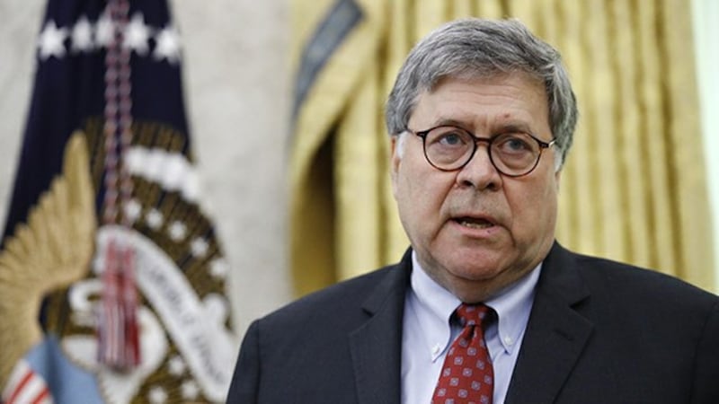 美国司法部长巴尔(William Barr )(美联社)