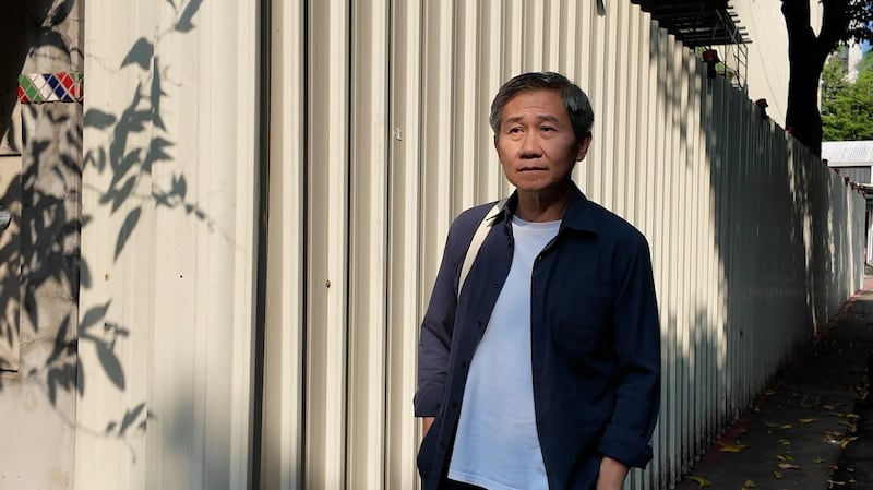 陈文彬拥有导演、演员、文化工作者多重身份,他认为自由的意志是对抗极权最有力的武器。(唐正摄影)